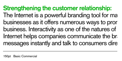 Basic Commercial Font Poster 3